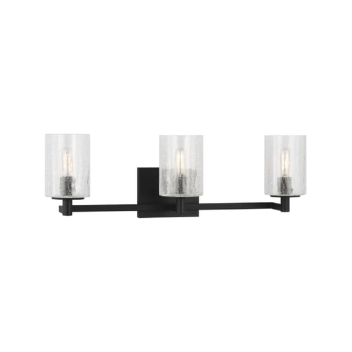 Sea Gull GLV1033 Parker 3-lt 25" Wall/Bath Sconce - Midnight Black