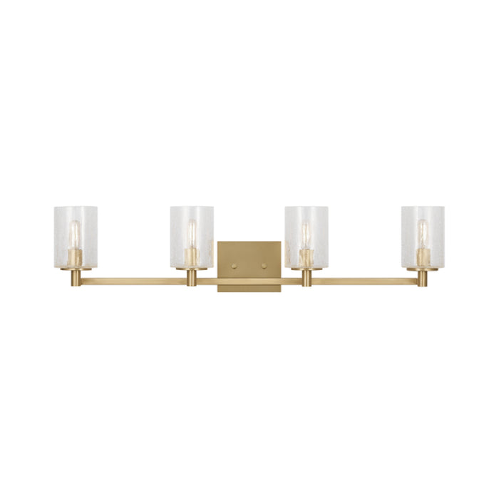 Sea Gull GLV1034 Parker 4-lt 35" Wall/Bath Sconce - Satin Brass
