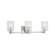 Sea Gull GLV1043EN Lando 3-lt 25" LED Wall/Bath Sconce - Brushed Steel