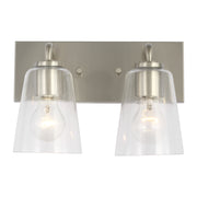 Generation GLV1062 Miles 2-lt 12" LED Vanity - Brushed Nickel