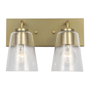 Generation GLV1062 Miles 2-lt 12" LED Vanity - Satin Brass