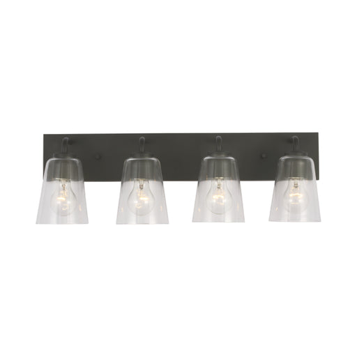 Generation GLV1064 Miles 4-lt 25" Extra Large Vanity Light - Midnight Black