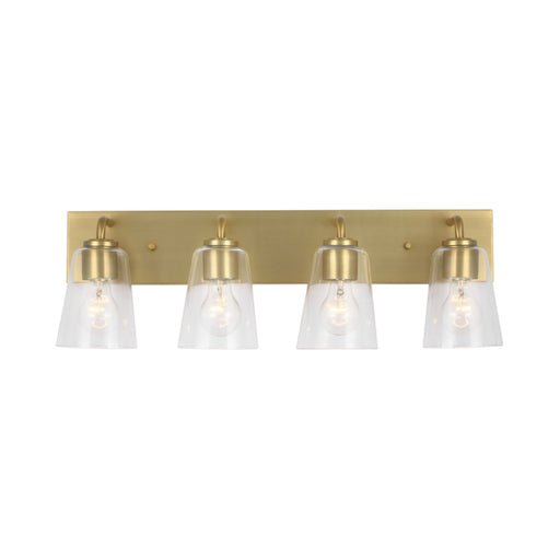 Generation GLV1064 Miles 4-lt 25" Extra Large Vanity Light - Satin Brass