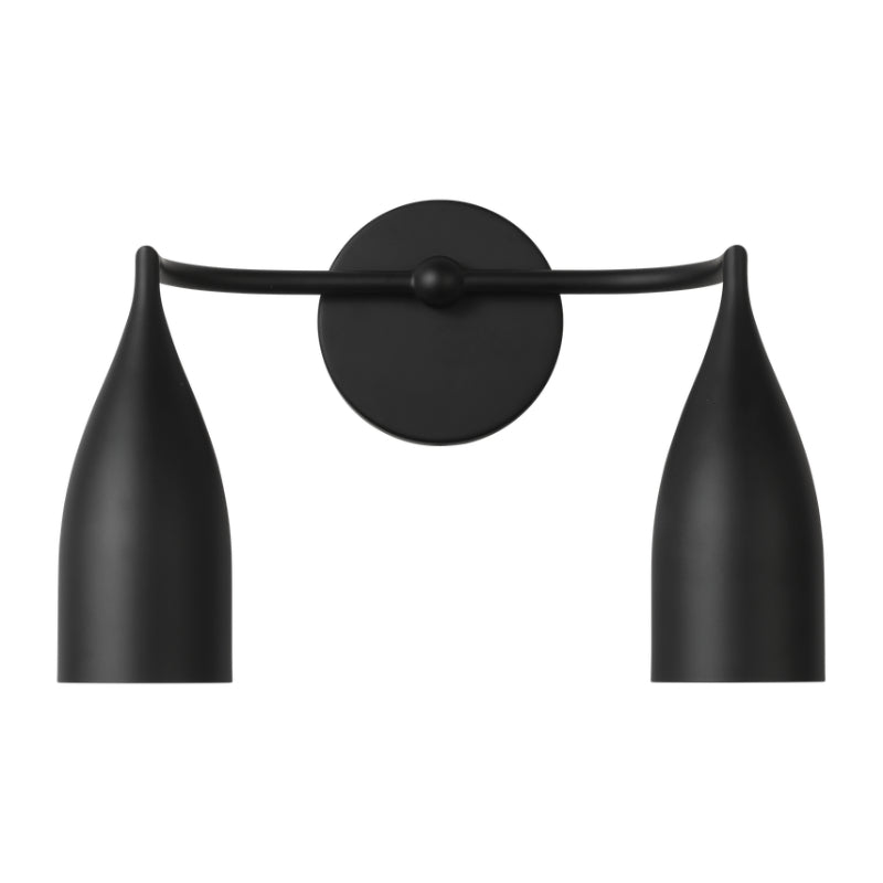 Generation GLV1082 Maya 2-lt 15" LED Vanity - Midnight Black