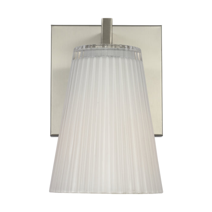 Generation GLV1101 Upson 1-lt 8" Tall Vanity Light - Brushed Nickel