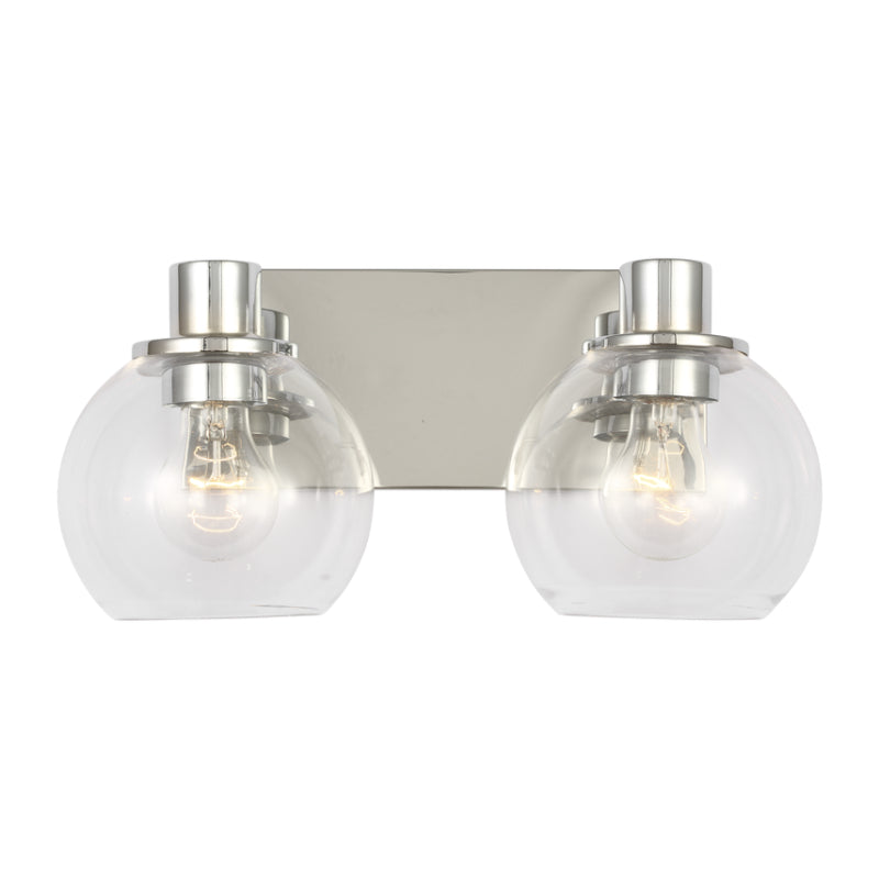 Generation GLV1122 Rito 2-lt 15" LED Bath Light - Chrome