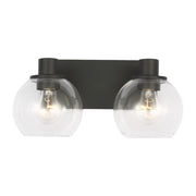 Generation GLV1122 Rito 2-lt 15" LED Bath Light - Midnight Black