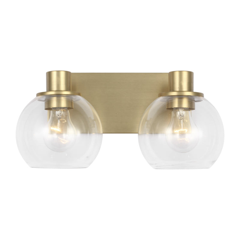 Generation GLV1122 Rito 2-lt 15" LED Bath Light - Satin Brass