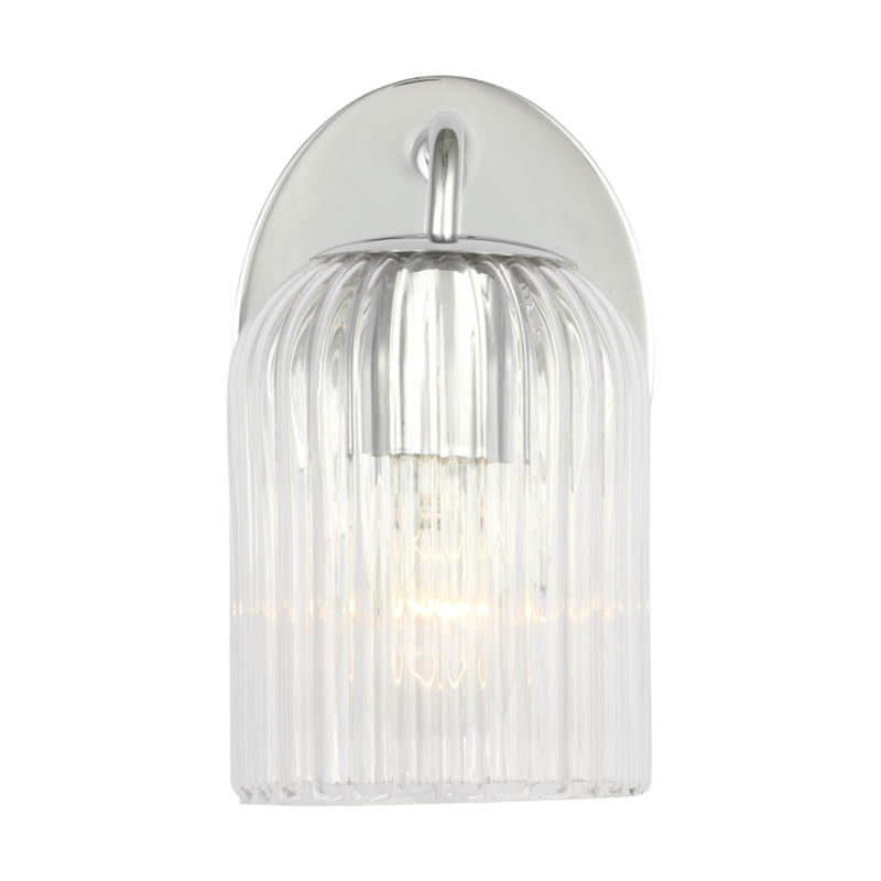 Generation GLV1131 Eisele 1-lt 8" Tall Wall Sconce - Chrome