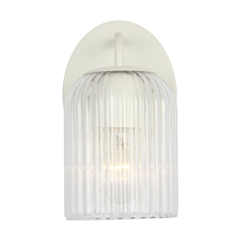 Generation GLV1131 Eisele 1-lt 8" Tall Wall Sconce - Matte White