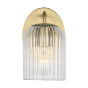 Generation GLV1131 Eisele 1-lt 8" Tall Wall Sconce - Satin Brass