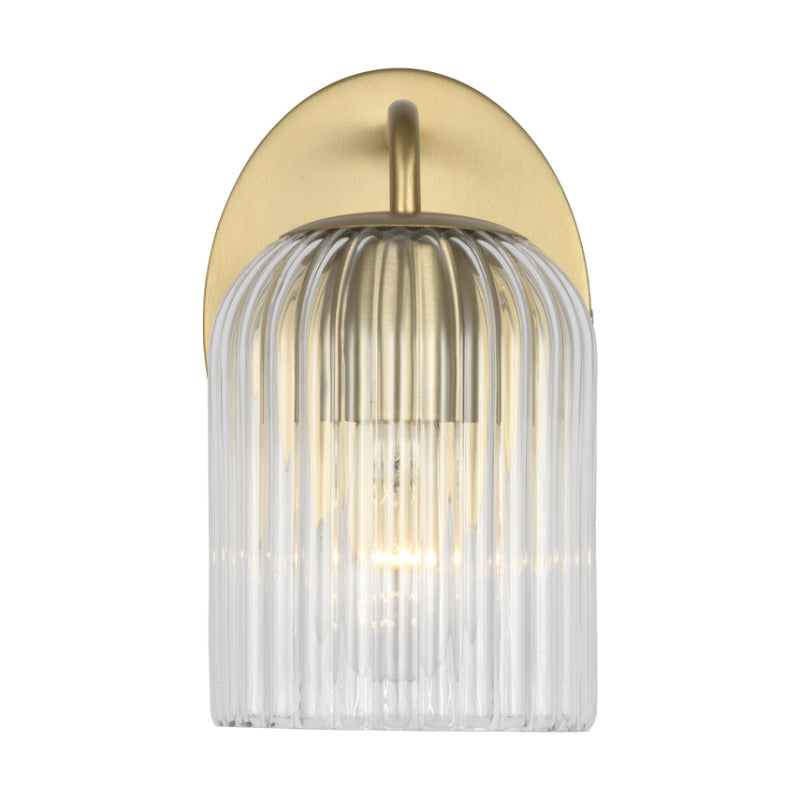 Generation GLV1131 Eisele 1-lt 8" Tall Wall Sconce - Satin Brass