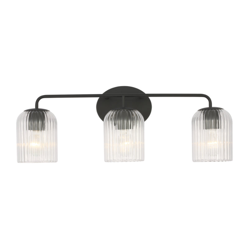Generation GLV1133 Eisele 3-lt 24" LED Vanity - Midnight Black