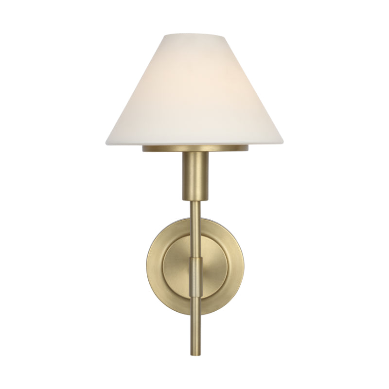 Generation GLW1011 Mendota 1-lt 14" Tall Wall Sconce - Satin Brass