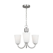 Generation GLC1123 Miles 3-lt 18" Chandelier - Brushed Nickel