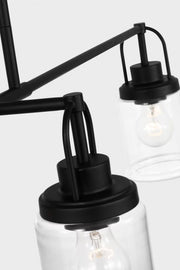 Visual Comfort GLC1184 Anders 4-lt 48" Chandelier - Midnight Black