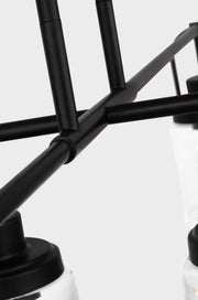 Visual Comfort GLC1184 Anders 4-lt 48" Chandelier - Midnight Black