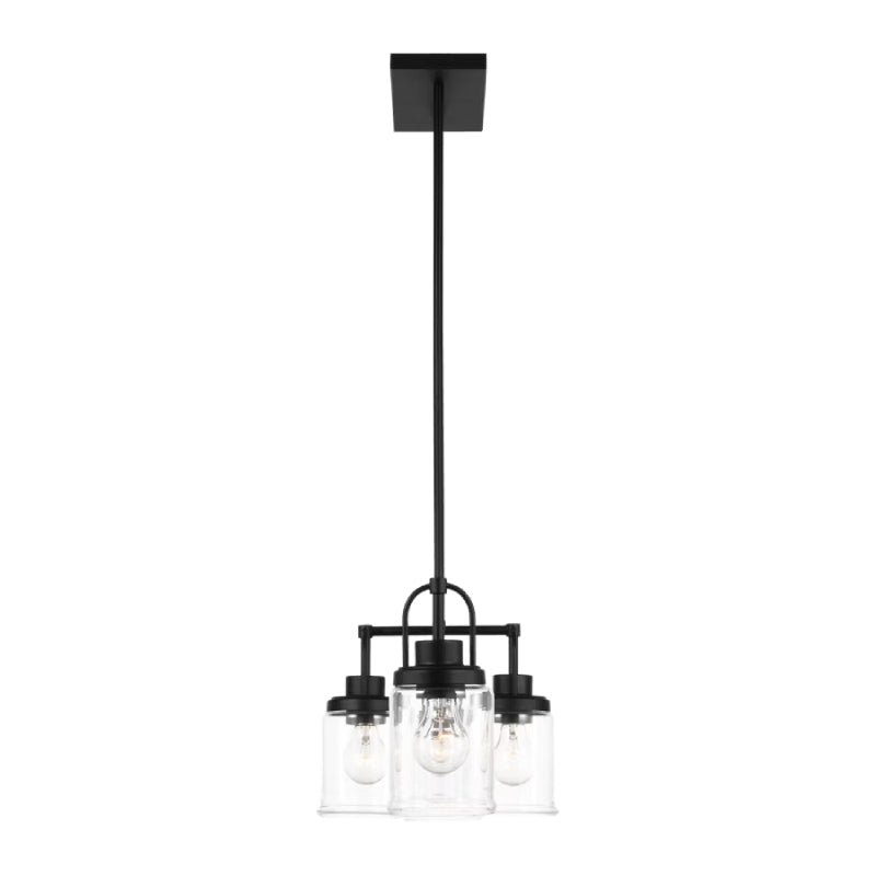 Visual Comfort GLC1184 Anders 4-lt 48" Chandelier - Midnight Black