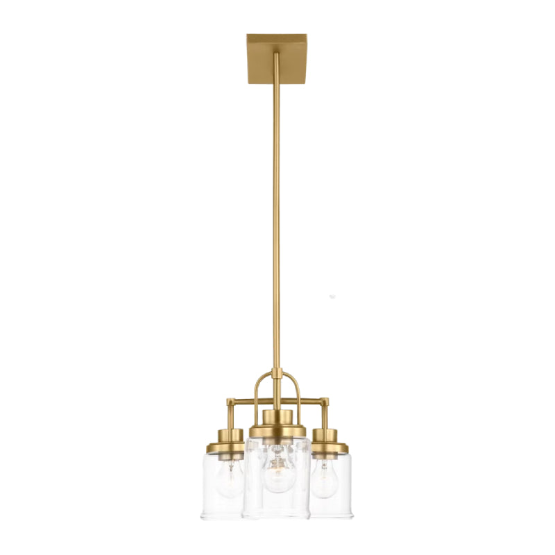 Visual Comfort GLC1184 Anders 4-lt 48" Chandelier - Satin Brass