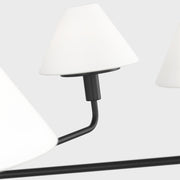 Generation GLC1235 Mendota 5-lt 40" Chandelier - Midnight Black