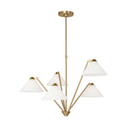 Generation GLC1255 Werley 5-lt 32" Large Chandelier - Satin Brass
