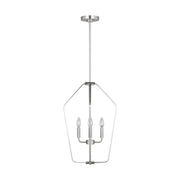 Generation GLC1264 Kennan 4-lt 16" Chandelier - Brushed Nickel