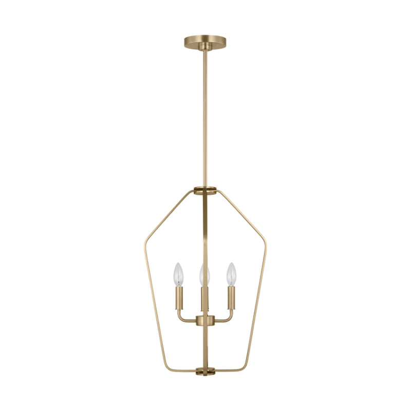 Generation GLC1264 Kennan 4-lt 16" Chandelier - Satin Brass