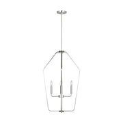 Generation GLC1274 Kennan 4-lt 19" Chandelier - Brushed Nickel