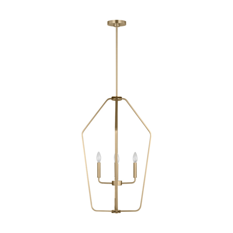 Generation GLC1274 Kennan 4-lt 19" Chandelier - Satin Brass
