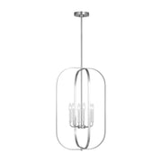 Generation GLC1316 Loretto 6-lt 19" Chandelier - Brushed Nickel