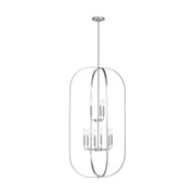 Generation GLC1329 Loretto 9-lt 24" Chandelier - Brushed Nickel