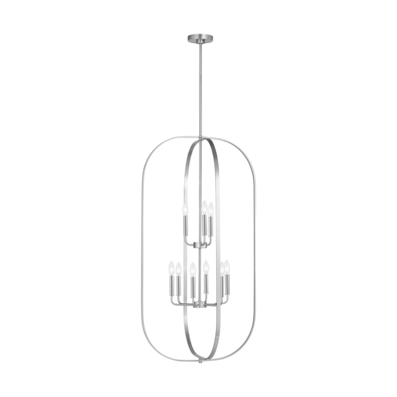Generation GLC1329 Loretto 9-lt 24" Chandelier - Brushed Nickel