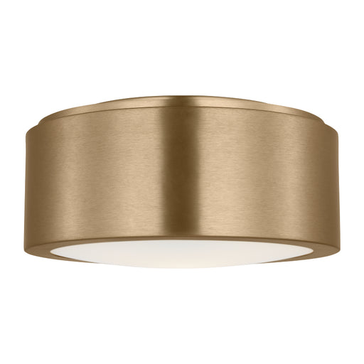 Generation GLF1041 Albee 1-lt 10" Flush Mount - Satin Brass