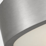 Generation GLF1053 Albee 3-lt 18" Flush Mount - Brushed Nickel