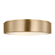 Generation GLF1053 Albee 3-lt 18" Flush Mount - Satin Brass