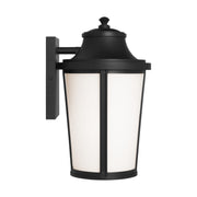 Generation GLO1151 Portola 1-lt 14" Tall Outdoor Medium Wall Lantern - Textured Black