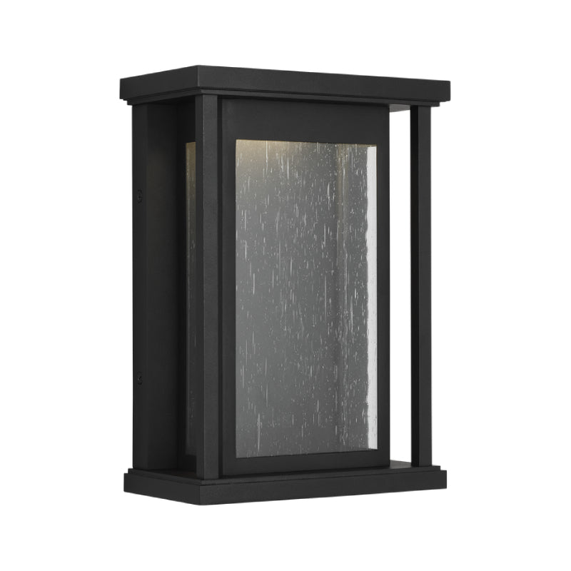 Generation GLO1321 Faywood 1-lt 11" Tall LED Outdoor Small Wall Lantern - Textured Black