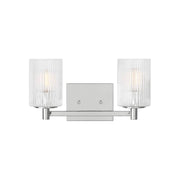 Sea Gull GLV1042EN Lando 2-lt 14" LED Wall/Bath Sconce - Chrome