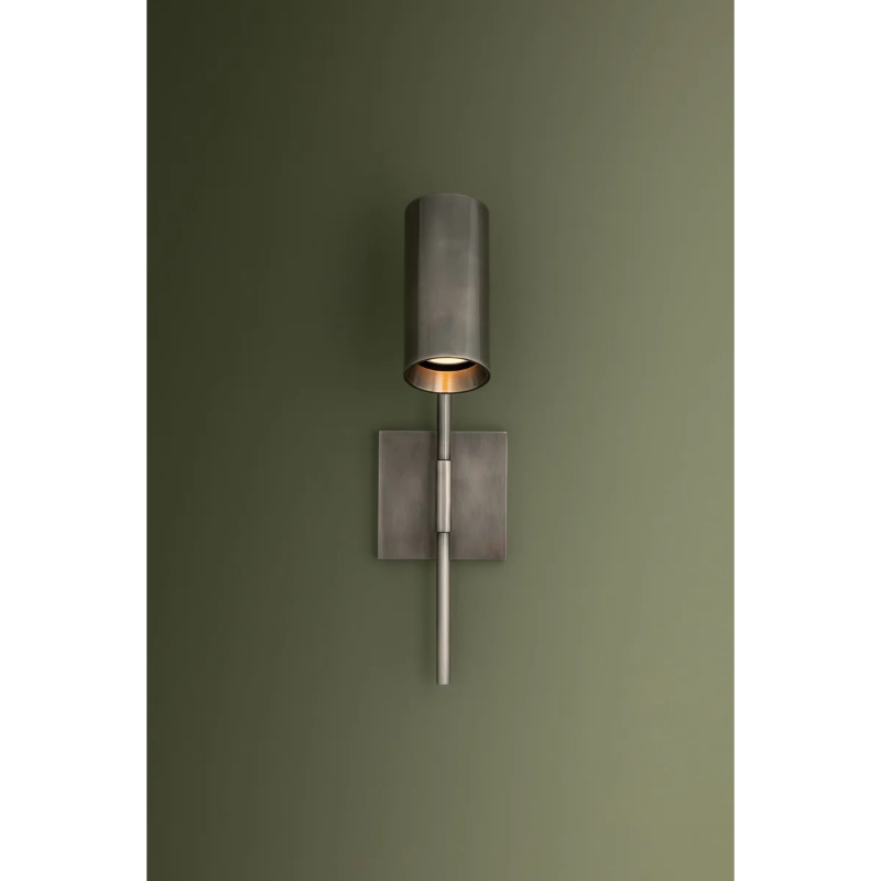 Troy B1715 Gage 1-lt 15" Tall LED Wall Sconce - Vintage Pewter
