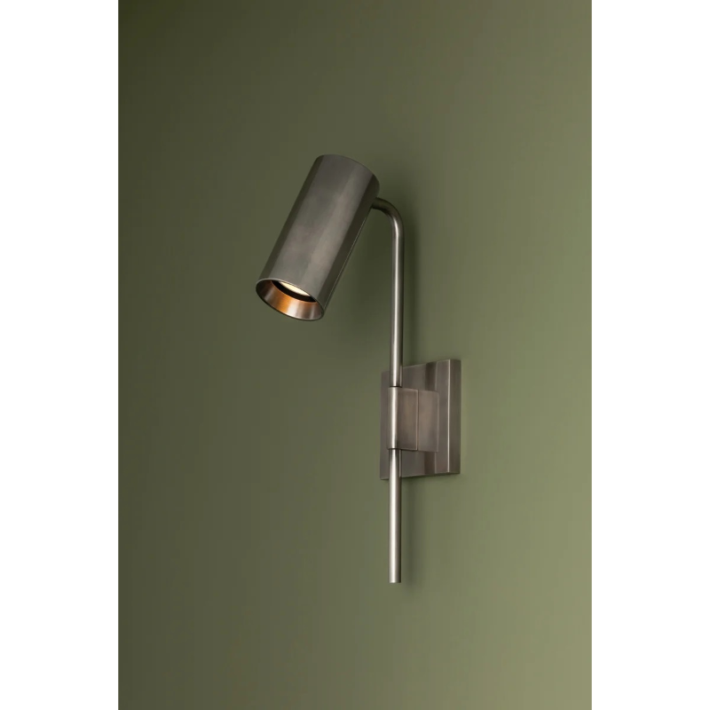 Troy B1715 Gage 1-lt 15" Tall LED Wall Sconce - Vintage Pewter
