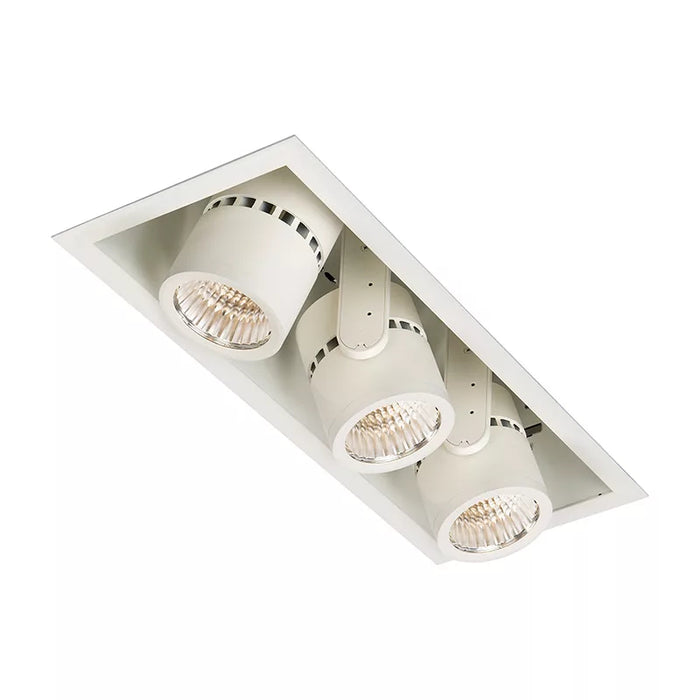 Lightolier LLAVRM11 Alcyon 3-Head LED Vertical Recessed Multiples, 1400 lm per head