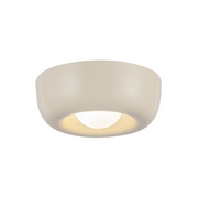 Kuzco FM68506 Hayden 1-lt 6" LED Flush Mount - Pearl White