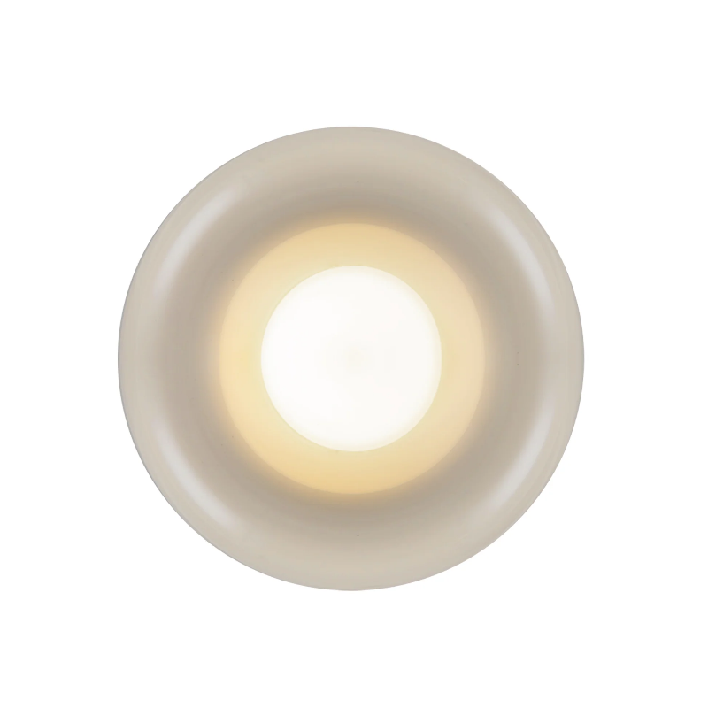Kuzco FM68506 Hayden 1-lt 6" LED Flush Mount - Pearl White