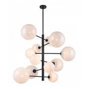 Avenue Lighting HF4212 Delilah 12-lt 43" LED Chandelier - Black