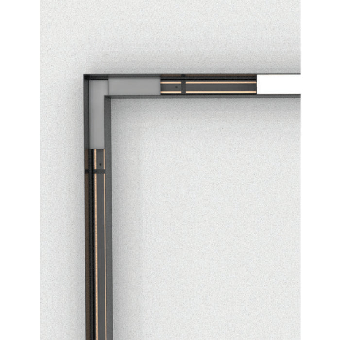 Eurofase 35814 Construct Horizontal Corner L-Shaped Connector, Surface Mount