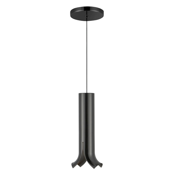 Kuzco PD89709 Husk 1-lt 4" LED Pendant -Glossy Black