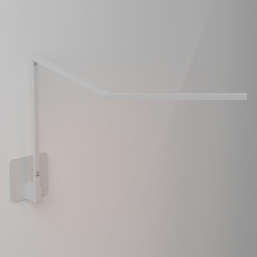 Koncept ZBD3100 Z-Bar Mini Gen 4 LED Desk Lamp, Wall Mount - Matte White/Hardwire Wall Mount