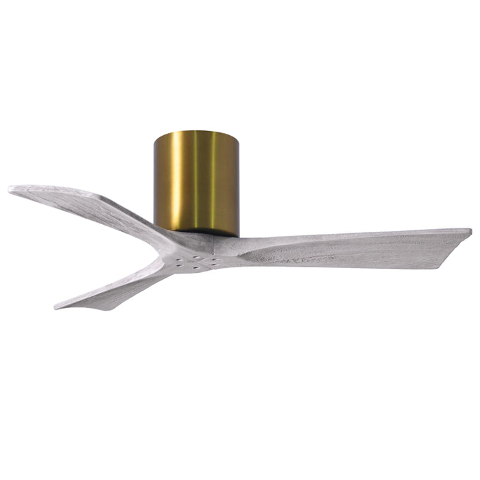 Matthews Fan IR3H Irene-3H 42" Hugger Ceiling Fan - Brushed Brass/Barn Wood