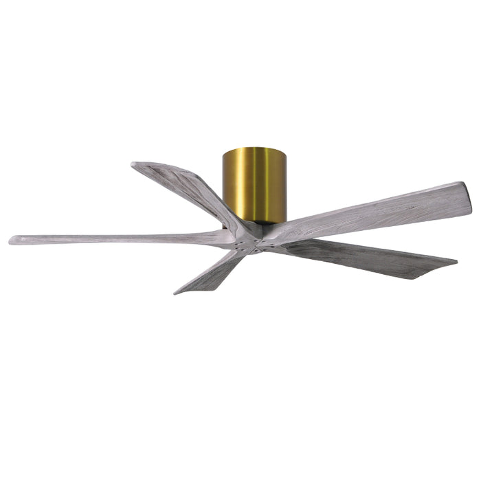 Matthews Fan IR5H Irene-5H 52" Hugger Ceiling Fan - Brushed Brass
/Barn Wood