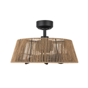 Kuzco CF41424 Isla 24" Ceiling Fan with LED Light Kit - Matte Black
